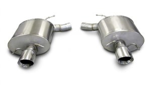 Cadillac CTS Performance Exhaust - Rear - CORSA Performance - Axle-Back Sport Dual Rear Exit - Polished - `09-`14